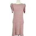 Robe Maje Robe en lin rose