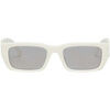 Lunettes de soleil Palm Angels PERI006 Palm Occhiali da sole, Blanc/Argent, 53 mm