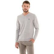 Pull Just Emporio - Pull col en v - gris