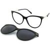 Lunettes de soleil Tom Ford FT5994-B Cadres Optiques, Noir/Fum&eacute;e, 56 mm Noir