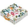 Coussins Stof Coussin de sol fleuri blanc 40 cm Vert 40x40 cm. . Maison & D&eacute;co > Coussins.