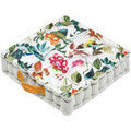 Coussins Stof Coussin de sol fleuri blanc 40 cm Vert 40x40 cm. . Maison & D&eacute;co > Coussins.