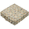 Coussins Stof Coussin de sol fleuri coton 40 cm Jaune 40x40 cm. . Maison & D&eacute;co > Coussins.