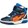 Baskets montantes enfant Geox Basket Montante &agrave; Lacets Junior Inek Boy Geobuck+Text Bleu