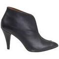 Boots By Malene Birger Boots en cuir noir Bottes femme sur Grenoble : Boots By Malene Birger Boots en cuir noir