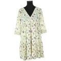 Robe courte Bash Robe en coton &eacute;crue Beige