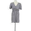 Robe courte S&eacute;zane Robe en coton noire Noir