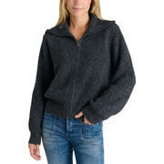 Pull Le Temps des Cerises TEMPS DES CERISES - Pull zipp&eacute; - anthracite Gris