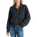 Pull Le Temps des Cerises TEMPS DES CERISES - Pull zipp&eacute; - anthracite Gris