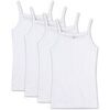Maillots de corps Sanetta Fille Maillot de corps Paquet de 4 Blanc