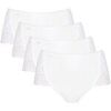 Slips Sloggi Femme Slip Paquet de 4 Pure Sense Luxe Maxi C4P Blanc