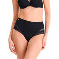 Culottes & autres bas
sur Grenoble : Culottes gainantes Lisca Br&eacute;silien &eacute;chancr&eacute; taille haute FUSION Cheek Noir