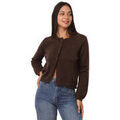 Gilets sur Grenoble : Gilet La Modeuse Gilets, cardigans pour femme - Marron -