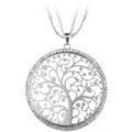 Collier Sc Crystal BS1467-ARGENT Argent&eacute; Grenoble