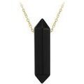 Collier Sc Boh&egrave;me B4039-OBSIDIENNE Noir Grenoble