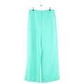 Pantalon S&eacute;zane Pantalon droit en coton vert Vert Grenoble