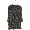 Robe courte The Kooples Robe en soie noire