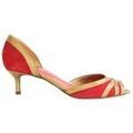 Chaussures escarpins Sergio Rossi Talons en daim rouges Grenoble