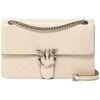 Sac &agrave; main Pinko A2jc Love One Light Classic Blanc