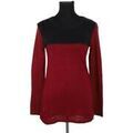 Pull Gil Santucci Pull en lin rouge