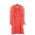Robe courte The Kooples Robe en soie rouge Grenoble