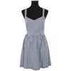 Robe courte S&eacute;zane Robe en coton bleue Bleu