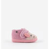 Chaussons enfant Victoria CHAUSSON OJAL� FOURRURE ANIMAUX SCRATCH 105119 Rose