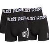 Cale&ccedil;ons Cristiano Ronaldo CR7 Gar&ccedil;on Cale&ccedil;on Paquet de 4 Boys Trunk 4-pack Noir