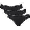 Slips Sloggi Femme Slip Paquet de 3 GO Crush Mini C3P Noir