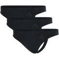 Culottes & autres bas
sur Grenoble : Strings adidas Femme String Paquet de 3 Sport Active Seamless Thongs 3P Noir