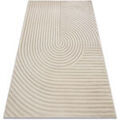 D&eacute;coration sur Grenoble : Tapis Rugsx Tapis BALANCE 1921 taupe - G&eacute;om&eacute;trique, structur 120x170 cm Beige 120x170 cm. . Maison & D&eacute;co > Tapis.
