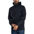 Vestes sur Grenoble : Blouson Trojan Parka en serg&eacute; avec badge Bleu
