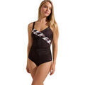 Maillots de bain sur Grenoble : Maillots de bain Lisca Maillot de bain une pi&egrave;ce shapewear pr&eacute;form&eacute; sans armatures Marron