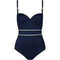 Maillots de bain Lisca Maillot de bain une pi&egrave;ce pr&eacute;form&eacute; UVITA Bleu