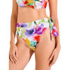 Maillots de bain Lisca Bas maillot slip de bain &eacute;chancr&eacute; taille haute ROMA Blanc
