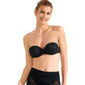 Maillots de bain Lisca Haut maillot de bain bandeau balconnet pr&eacute;form&eacute; IMPERIA Noir