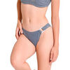 Maillots de bain Lisca Bas maillot slip de bain &eacute;chancr&eacute; taille basse LASCARI Bleu