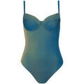 Maillots de bain Lisca Maillot de bain une pi&egrave;ce &eacute;chancr&eacute; armatur&eacute; NAIROBI Bleu