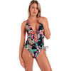 Maillots de bain Admas Maillot de bain une pi&egrave;ce &agrave; la&ccedil;ages Kalissa Multicolore
