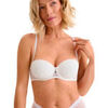 Corbeilles & balconnets Lisca Soutien-gorge pr&eacute;form&eacute; balconnet multipositions RONIA Blanc