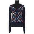 Gilets sur Grenoble : Gilet Manoush Cardigan en coton bleu