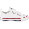 Chaussures enfants sur Grenoble : Baskets enfant Converse Chaussures &agrave; scratch pour enfant chuck taylor all star 2v Blanc