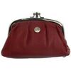 Porte-monnaie Hexagona Porte-monnaie en cuir Ref 32009 Carmin 14*9*4