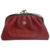 Porte-monnaie Hexagona Porte-monnaie en cuir ref 32010 Carmin 16*9*4 cm