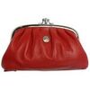 Porte-monnaie Hexagona Porte-monnaie en cuir ref 32010 Rouge 16*9*4 cm