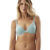Triangles / Sans armatures Selmark Soutien-gorge triangle pr&eacute;form&eacute; plongeant Penelope Bleu