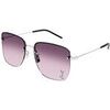 Lunettes de soleil Saint Laurent SL 312 M Lunettes de soleil, Argent/Rouge, 58 mm Argent&eacute;