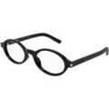 Lunettes sur Grenoble : Lunettes de soleil Saint Laurent SL 751 JEANNE OPT Cadres Optiques, Noir/Transparent, 50 mm