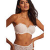 Bandeaux & bretelles amovibles Selmark Soutien-gorge bandeau push-up Matilda Beige
