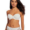 Bandeaux & bretelles amovibles Selmark Soutien-gorge bandeau armatur&eacute; pr&eacute;form&eacute; Matilda mariage Blanc
